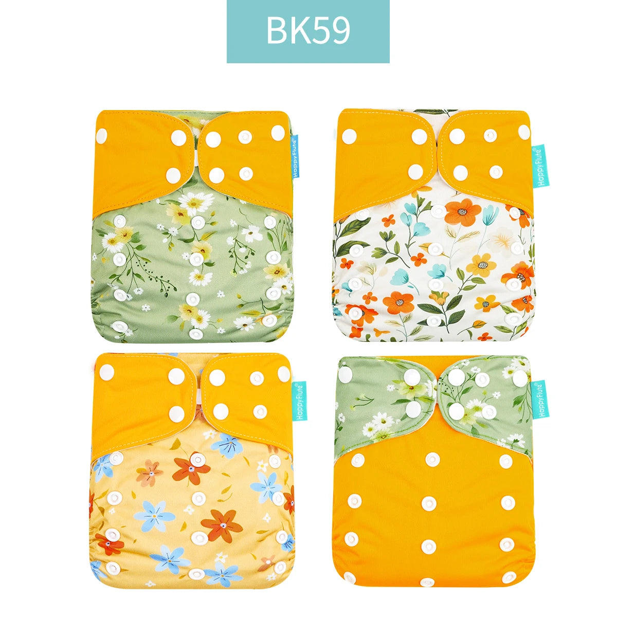Cloth Nappy Set Breathable Polyester Unisex NB Ex-Fold Option