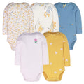 2026 Newborn Baby Girl Clothes Long Sleeve 100% Cotton 5 Pieces/Lot Baby Bodysuits, Infant Clothing 3-24M