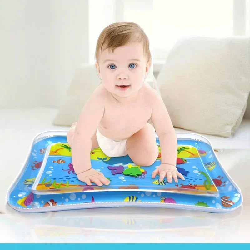 Baby Tummy Time Sensory Water Mat PVC Activity Play Mat