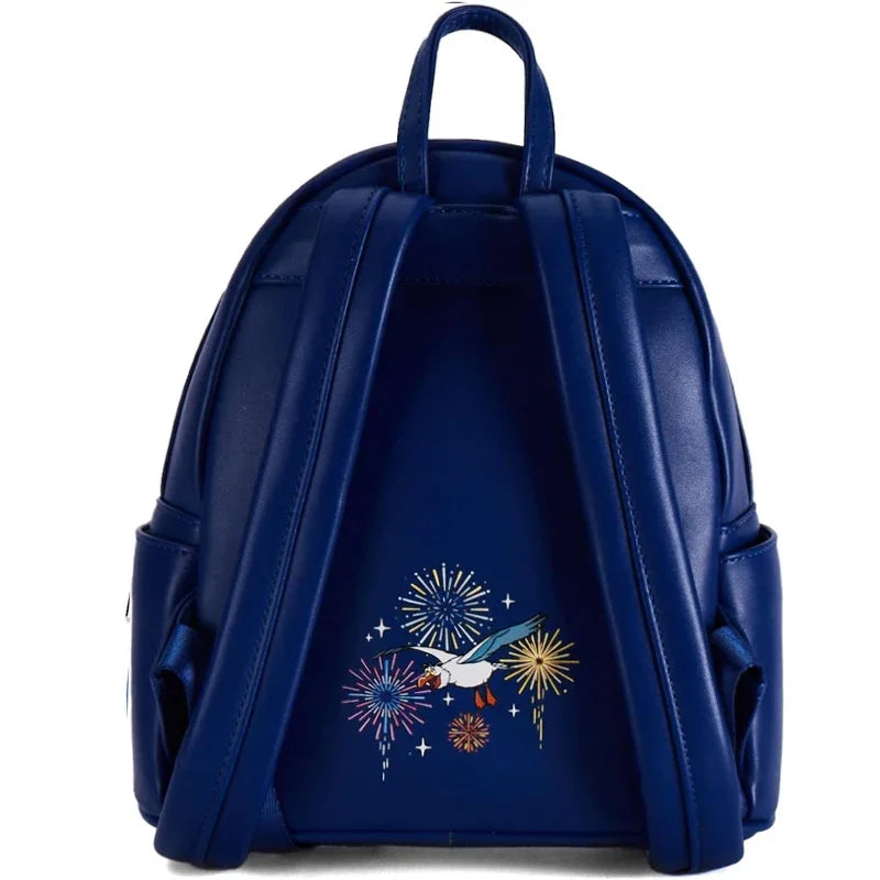 New Loungefly Disney Little Mermaid Snow Globe Sequin Mini Backpack
