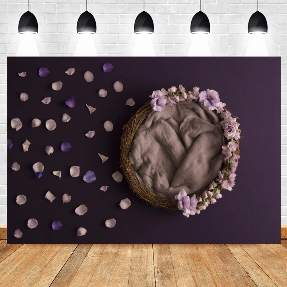 Your Newborn Photo Backdrop Floral Birthday Theme Studio Background For Kids Photo Shoots