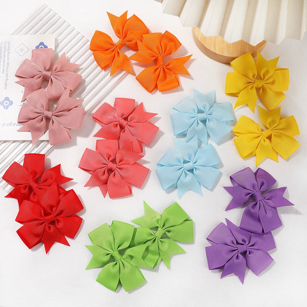 25/30/40/50/60Pcs 3inch Sunflower Hairclips for Children's Hair Accessories Wholesale Kids Baby Hairpin Girls Headclip