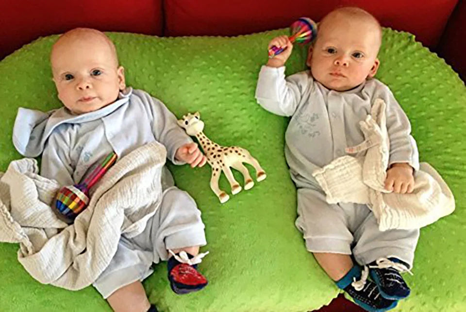 Baby Pillow Bubble Detachable Nursing Pad For Twins Soft Baby Anti-Spitting Milk Cushion Multifunctional Breastfeeding Pillow