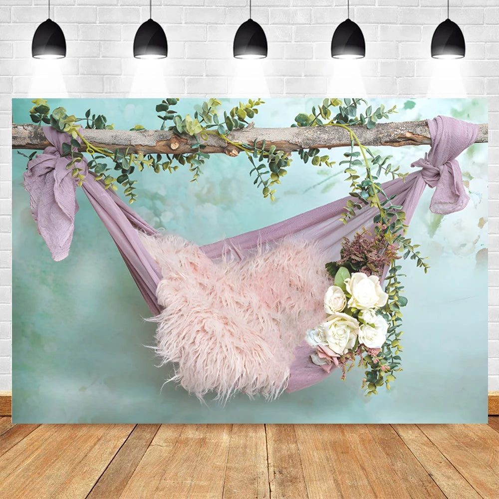 Your Newborn Photo Backdrop Floral Birthday Theme Studio Background For Kids Photo Shoots