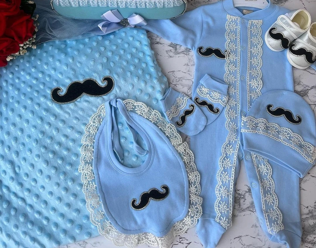 Your Newborn Welcome Set Soft Cotton Outfit And Blanket