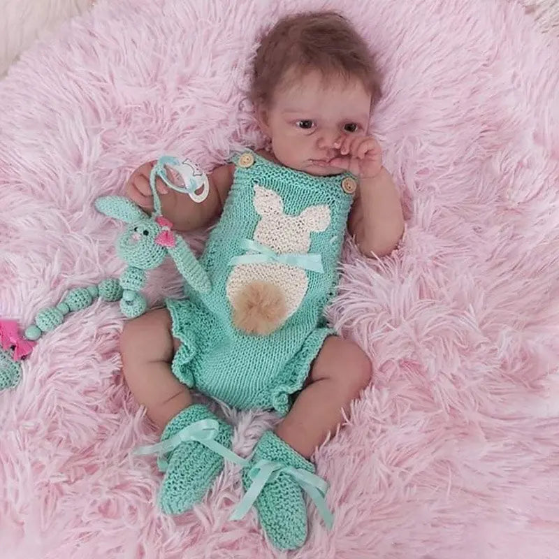 Reborn Baby Kit Vinyl Painted Skin Unassembled Doll Parts
