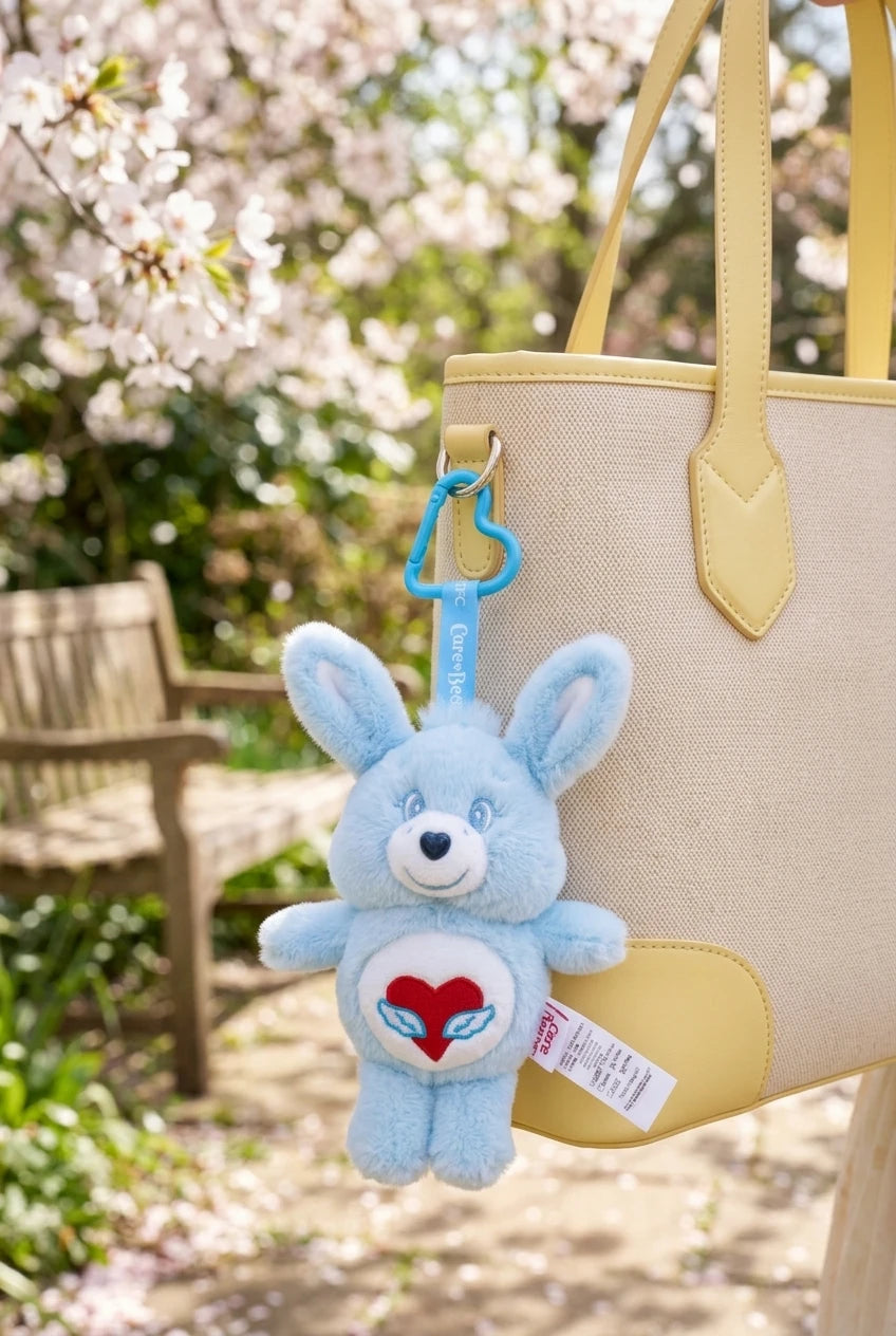 Care Bears Cousins Plush Keychain 15cm Animal Doll Pendant Cartoon Stuffed Toy Keyring Bags Decor Gift Plushie Charms Accessorie