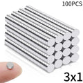 100/300Pcs Small Round Magnet 3x1 Magnet 3mm X 1mm