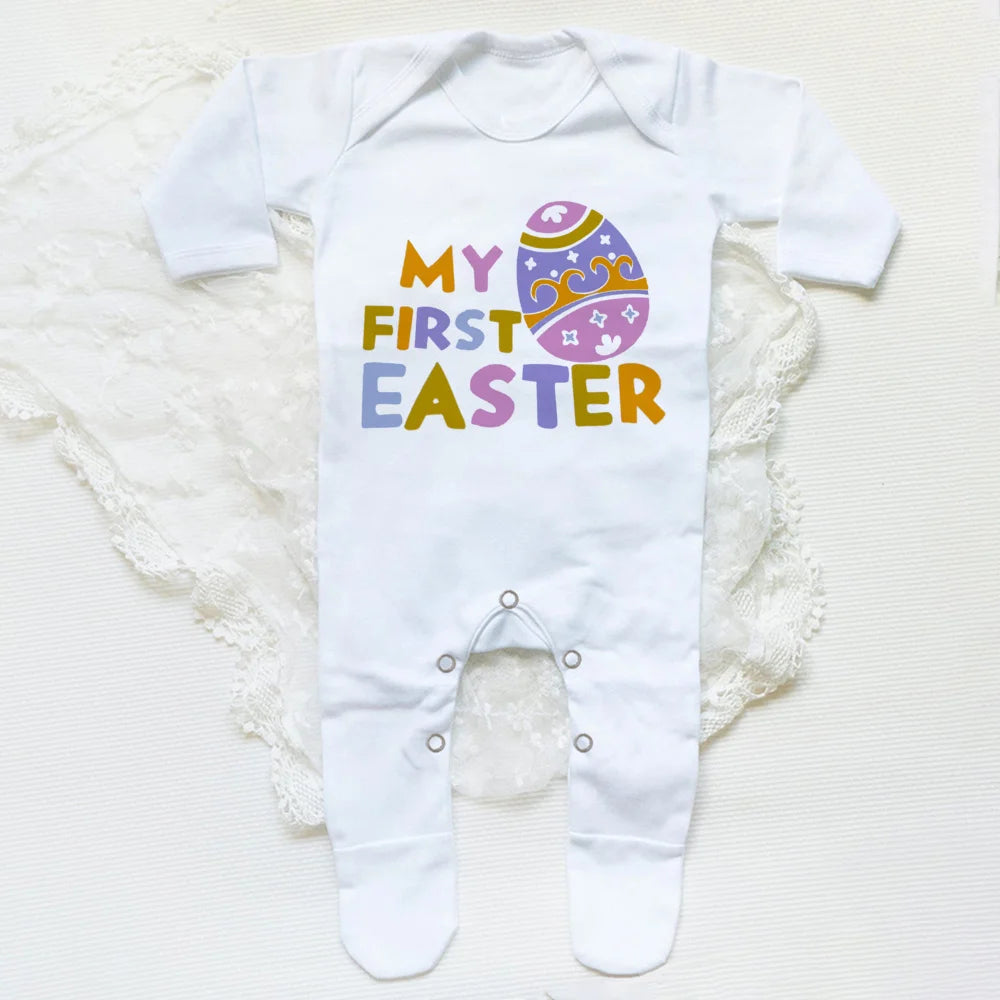 Your Perfect My First Easter Unisex Baby Sleepsuit Romper For Cozy Hospital Homecoming