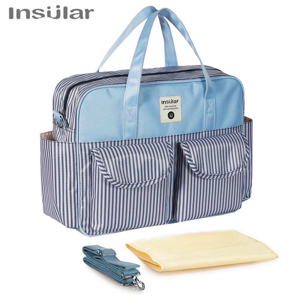 New Style Waterproof Diaper Bag Large Capacity Messenger Travel Bag Multifunctional Maternity Baby Stroller Bag