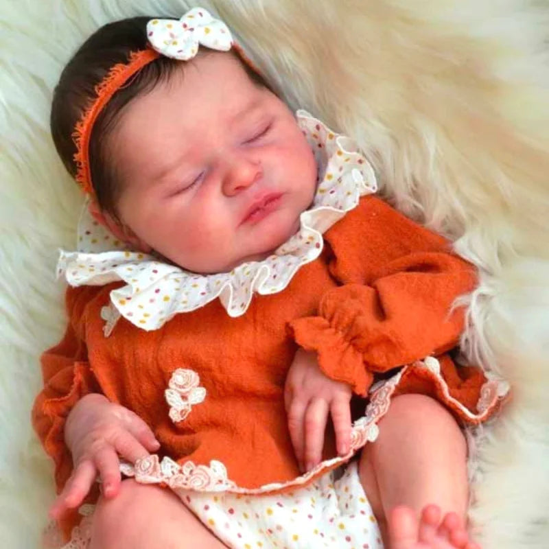 Reborn Doll Kit Laura Vinyl Unpainted With Cloth Body