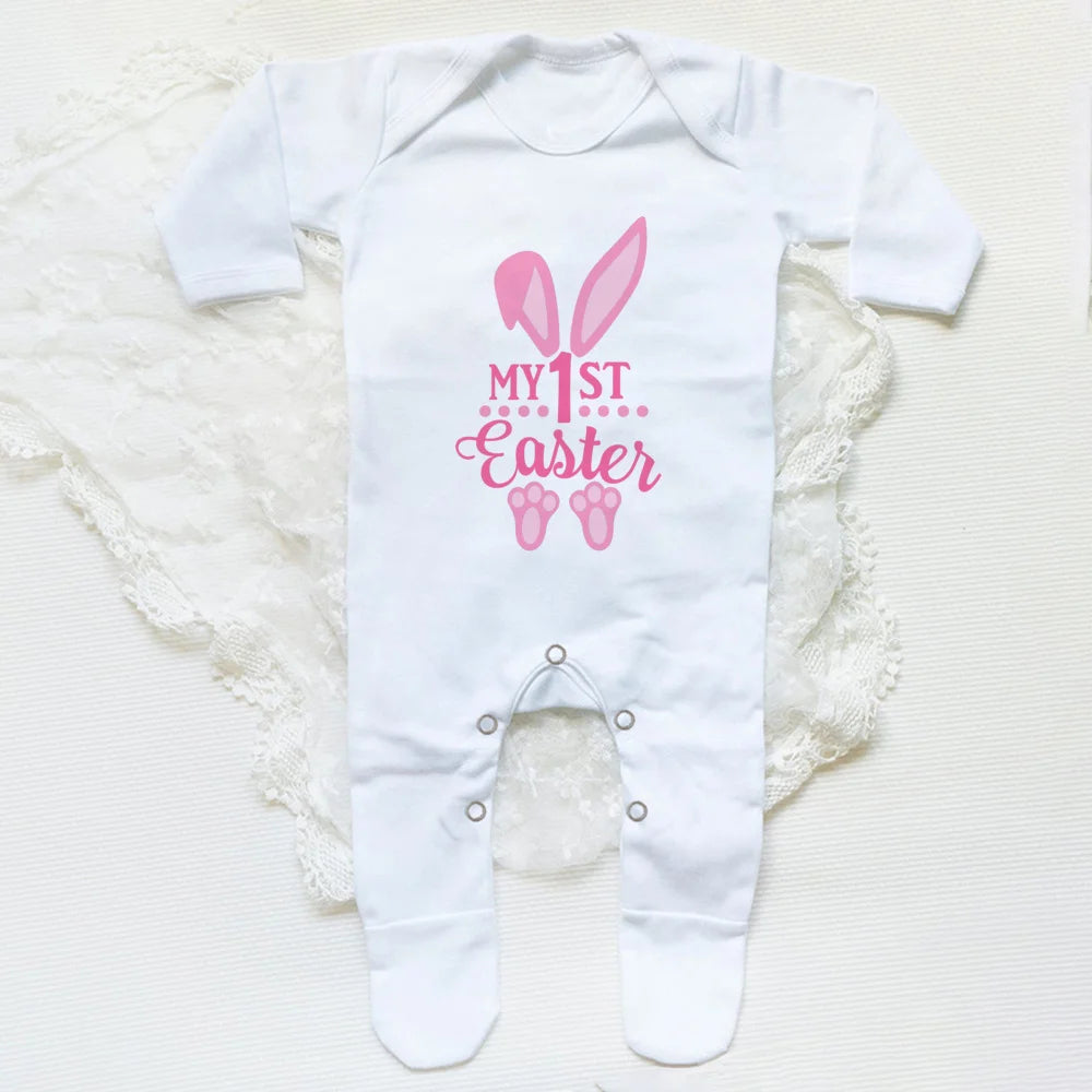 Your Perfect My First Easter Unisex Baby Sleepsuit Romper For Cozy Hospital Homecoming