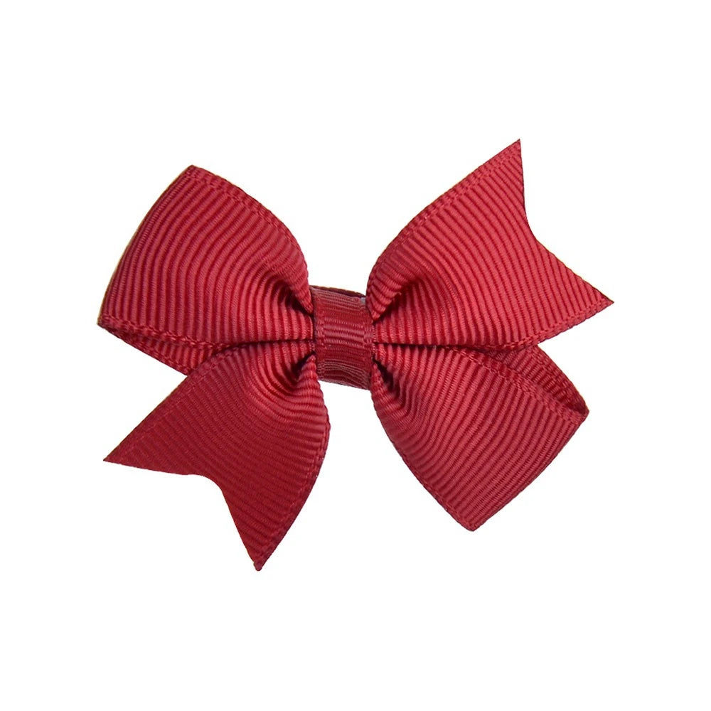 20PCS 2.2'' Baby Hair Clips Newborn Girls Fully Lined Tiny Hair Bows Alligator Clips for Infants Toddlers Photography Props