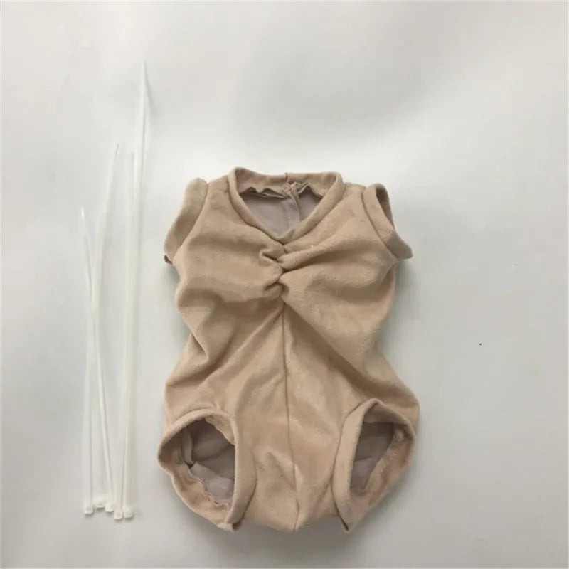 With zip rope 18 22 24 28 inch Reborn doll Polyester Fabric Cloth body DIY Reborn baby Accessories