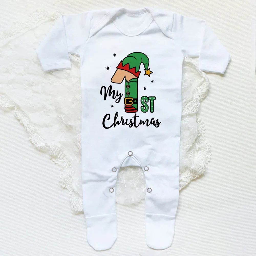 Your Baby's First Christmas Babygrow Sleepsuit So Cozy