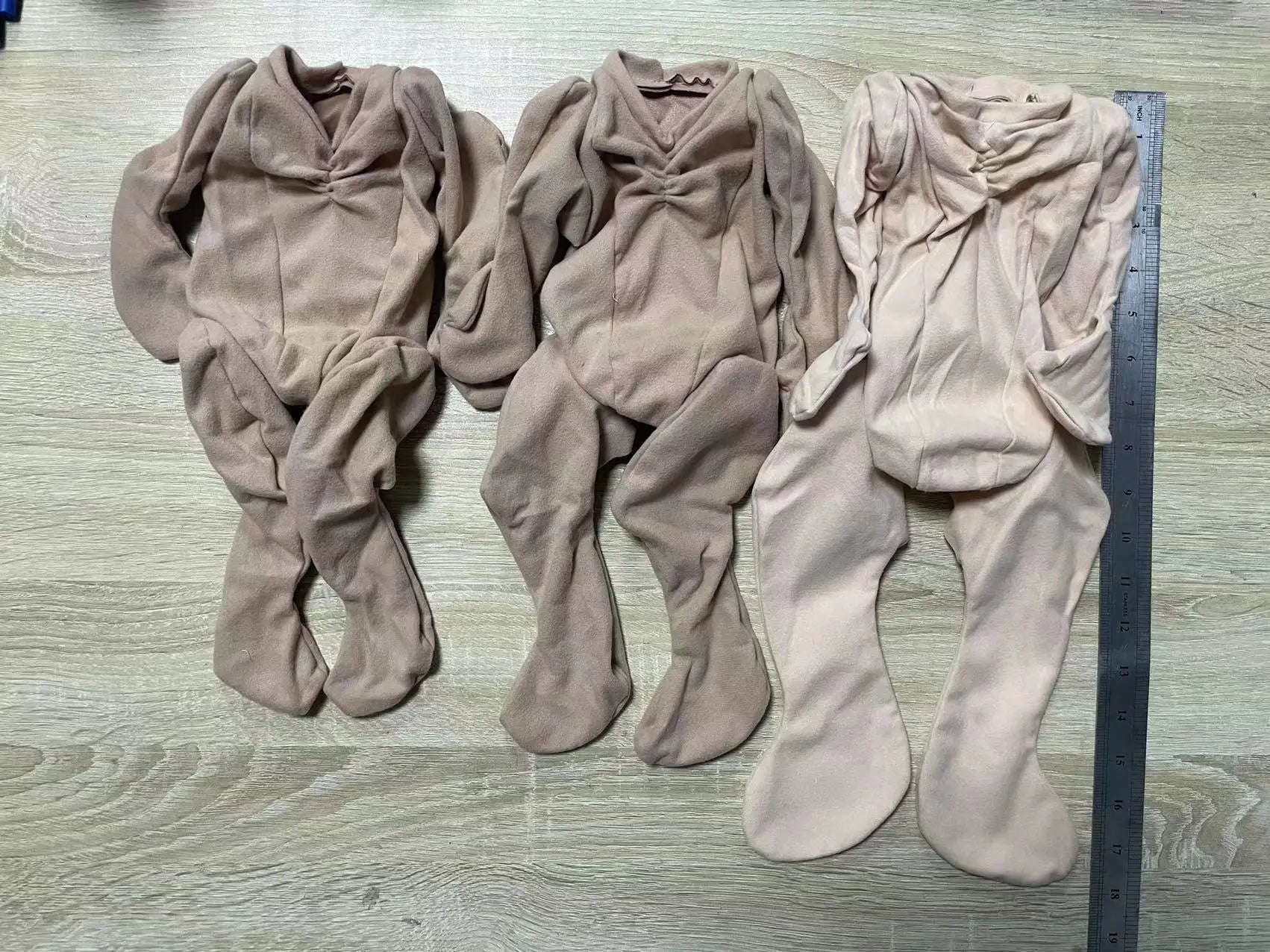 Reborn Jointed Cloth Doll Body Flesh Tone Poseable Limbs