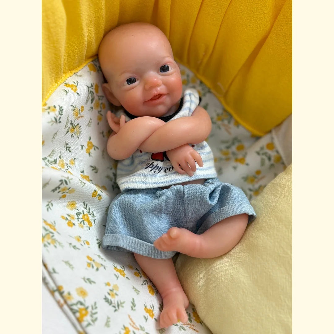 8Inch/20CM Full Body Silicone Reborn Girl&Boy Dolls Waterproof.