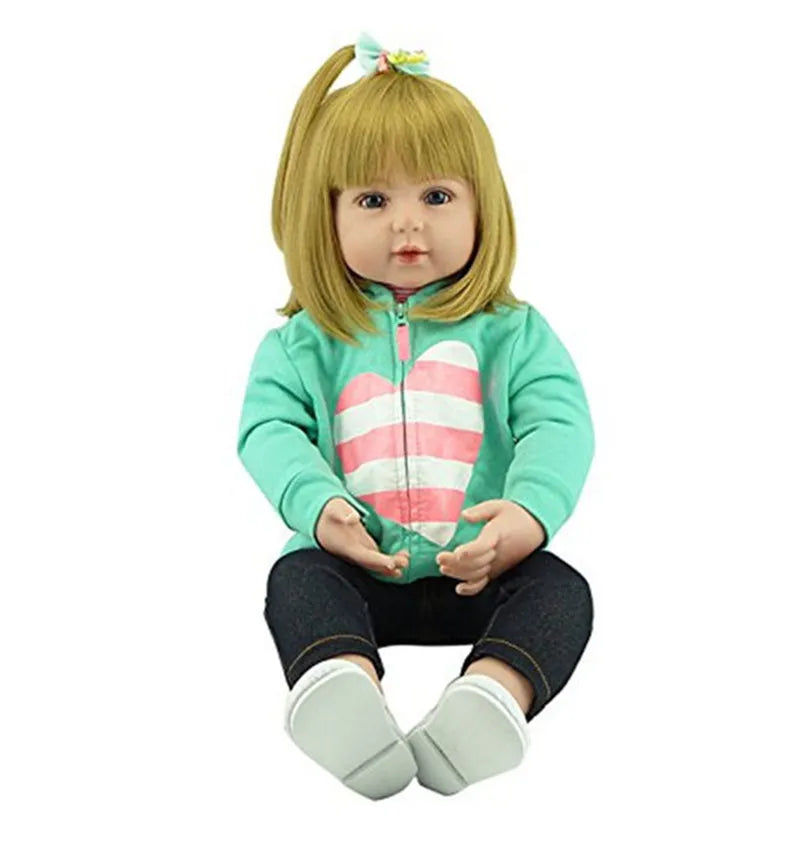 New Models Reborn Toddler Doll Sticked Hair Wigs Fit Circumference of Doll's Head is About 41cm DIY Reborn Baby Dolls Hair Wig