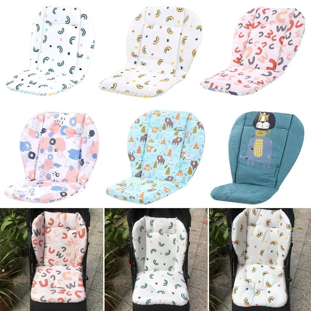 Baby Stroller Mat Seat Mattress Pad Kids Cart Cotton Pad Seat Cushion Pram Liner Breathable Stroller Accessories Unisex