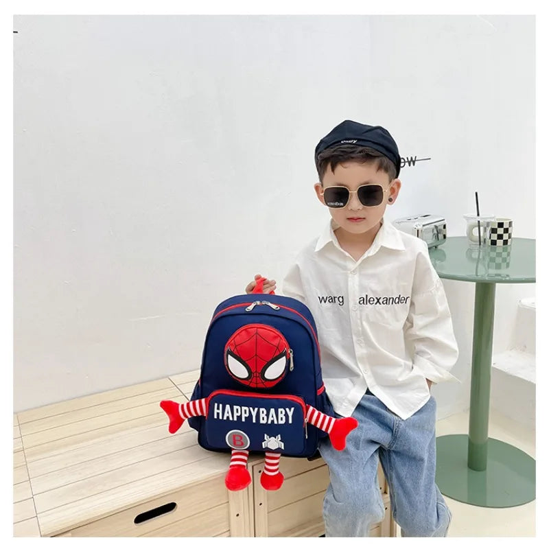Disney backpack fashion cartoon cute boys and girls backpack lightweight anti-lost kindergarten bag
