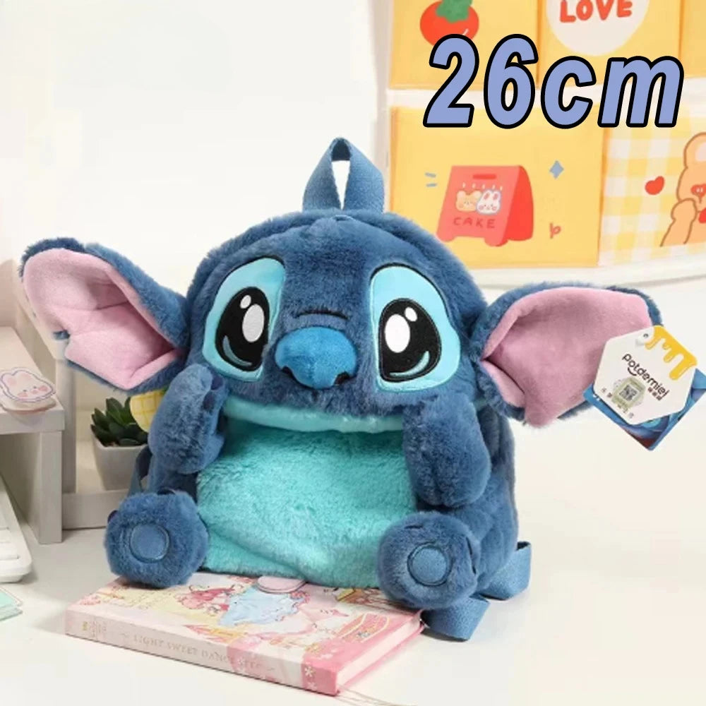 Backpack Plush Disney Stitch Big Capacity For School Days