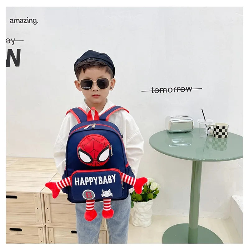 Disney backpack fashion cartoon cute boys and girls backpack lightweight anti-lost kindergarten bag