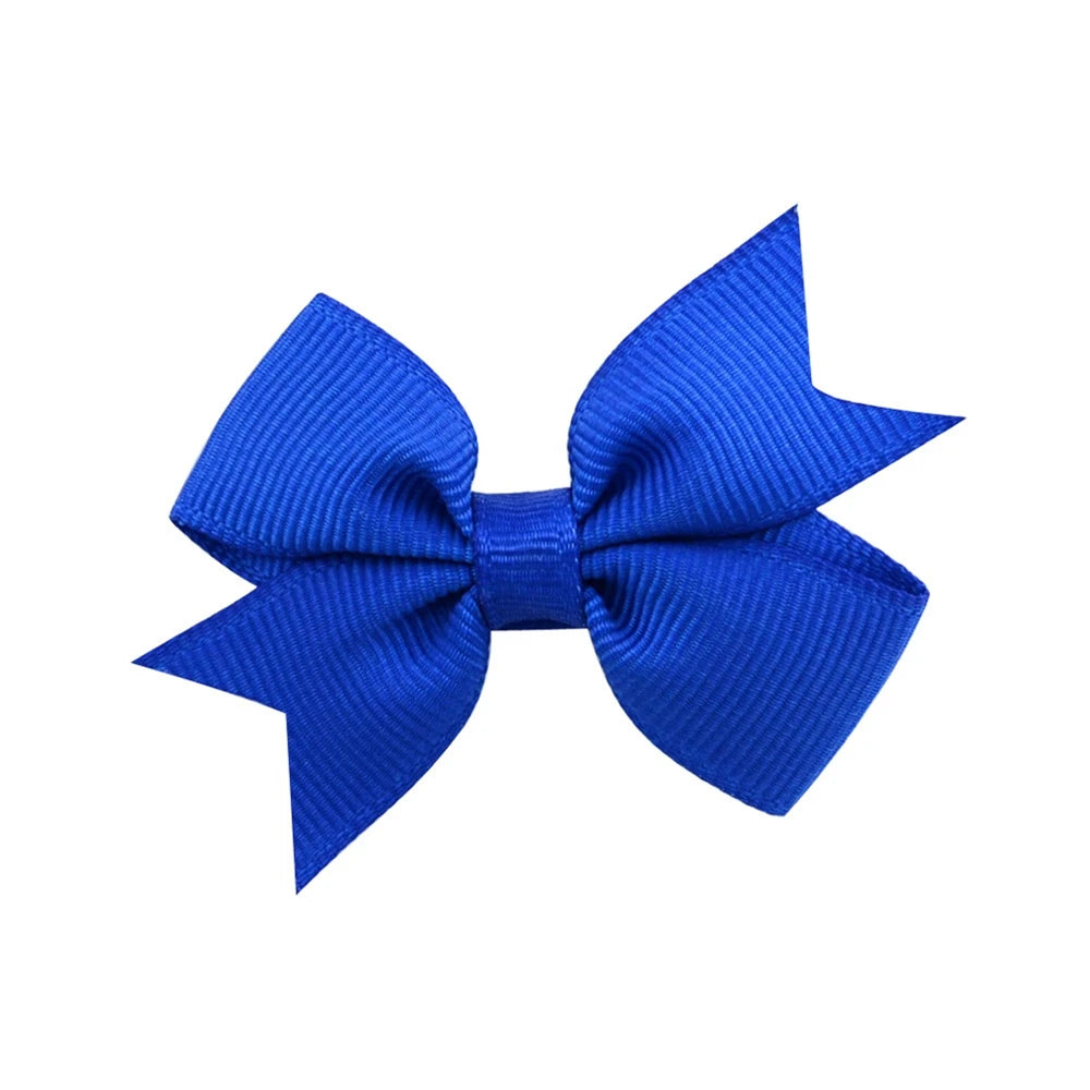 20PCS 2.2'' Baby Hair Clips Newborn Girls Fully Lined Tiny Hair Bows Alligator Clips for Infants Toddlers Photography Props