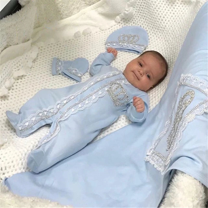 Your Perfect Cotton Outfit Set With Personalization Crown