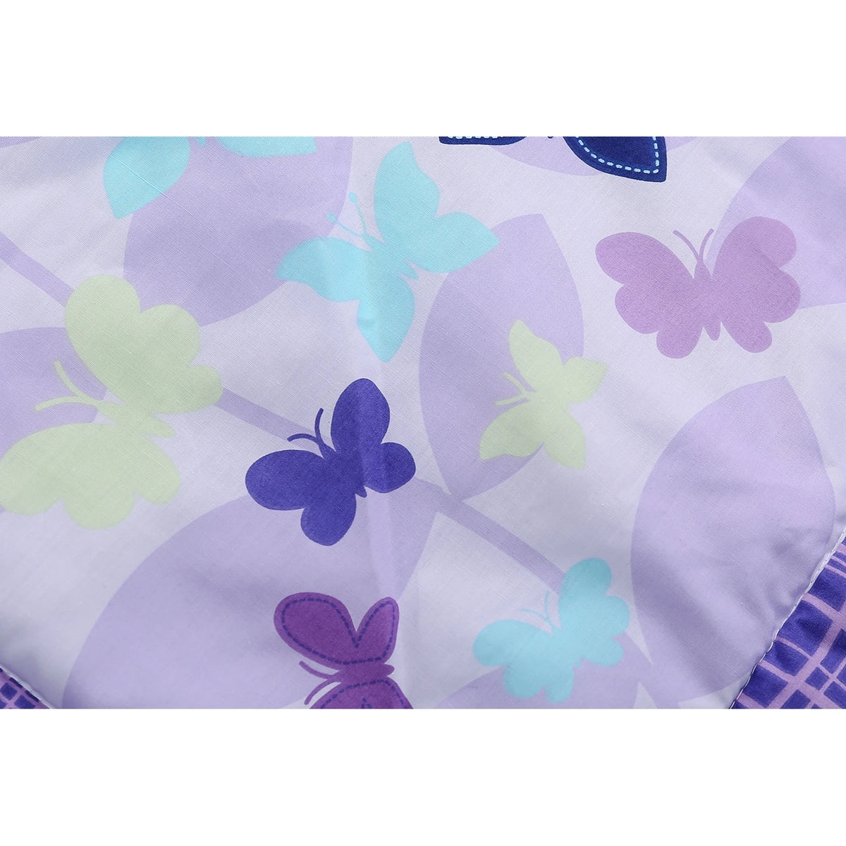 Crib Bedding Set Cotton Purple Elastic Fitted Sheet for Standard Cribs