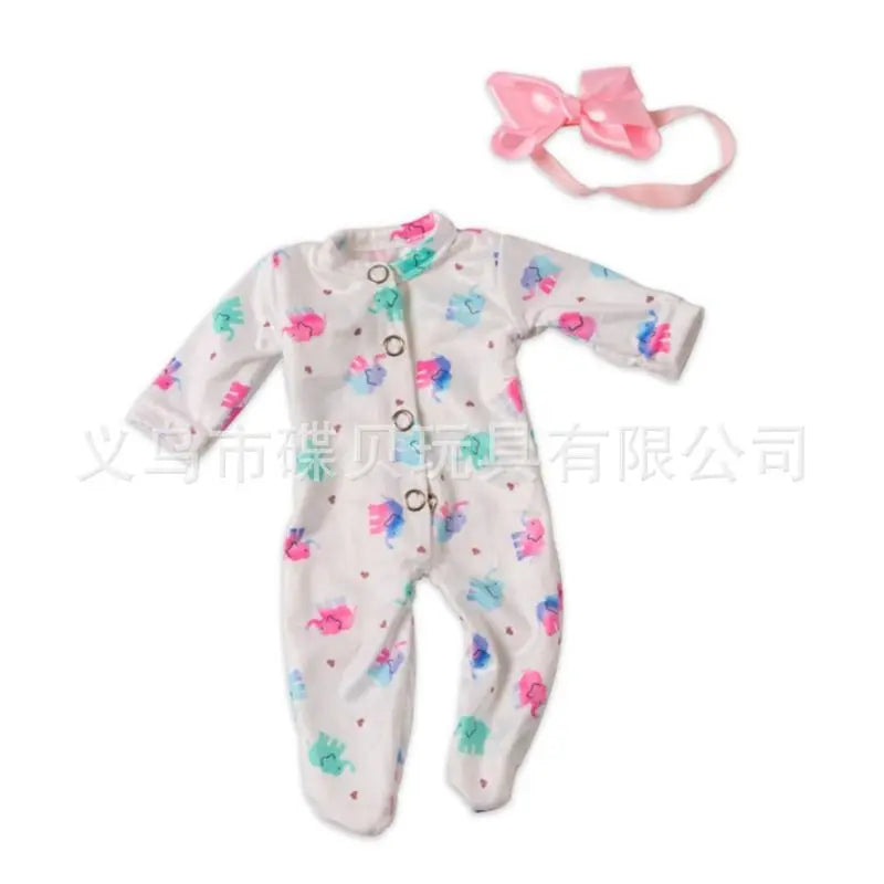 Doll Jumpsuit Cloth Slip-On For 10-12 Inch Dolls Quick Wardrobe Change