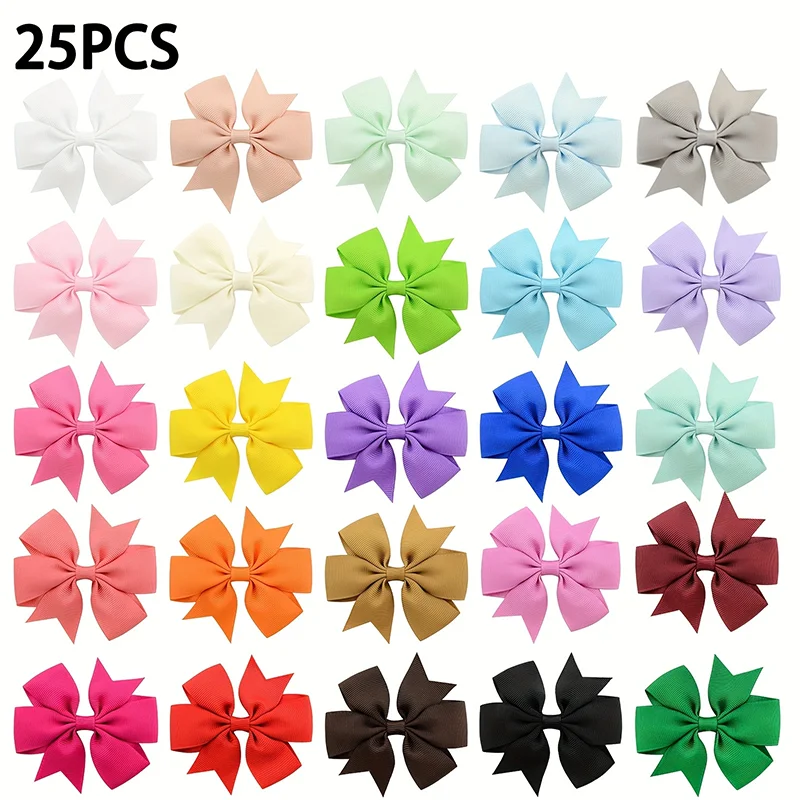 Sunflower Hair Clips Satin Polyester Yellow 3 Inch Everyday Hairpins