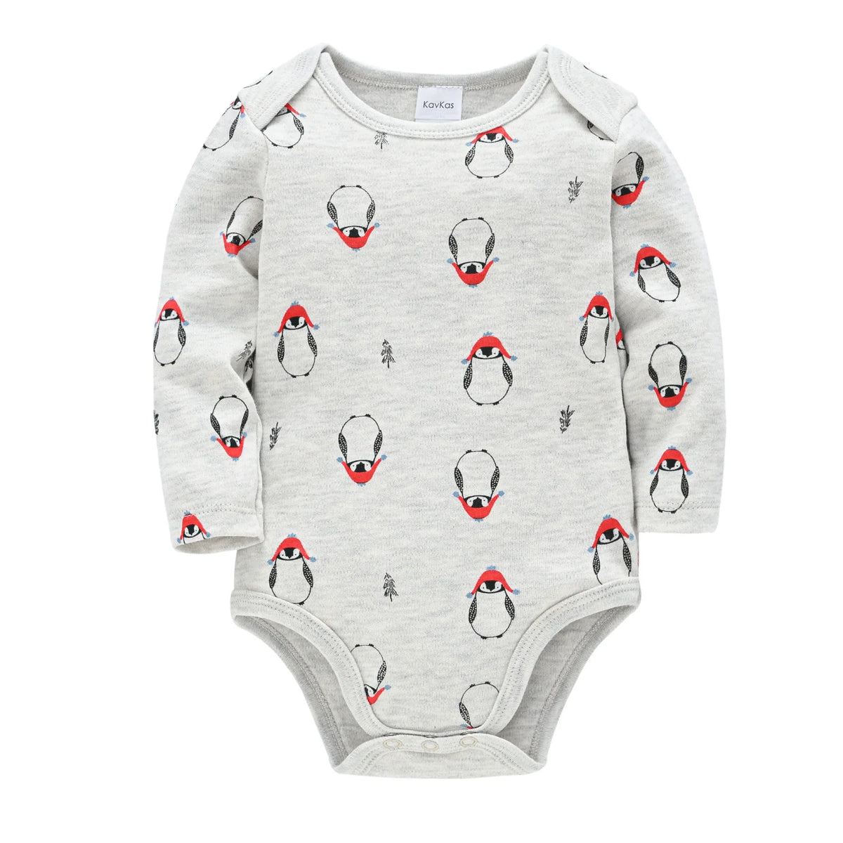 Baby Cotton Romper – Cartoon Long Sleeve, 3–12 Months