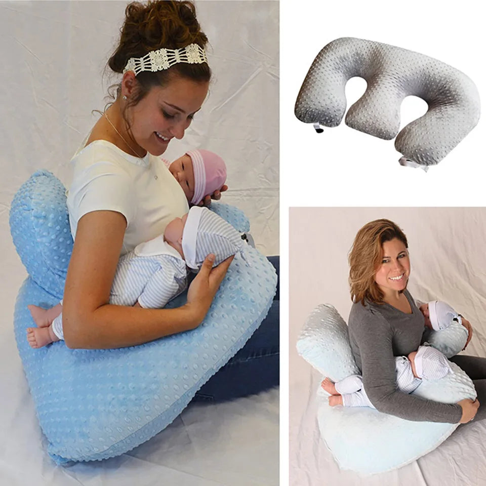 Baby Pillow Bubble Detachable Nursing Pad For Twins Soft Baby Anti-Spitting Milk Cushion Multifunctional Breastfeeding Pillow