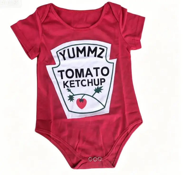 New Summer Unisex Baby Bodysuit Short Sleeve Cotton O Neck Letter Print Onesie For Girls And Boys Cute Twins Clothes