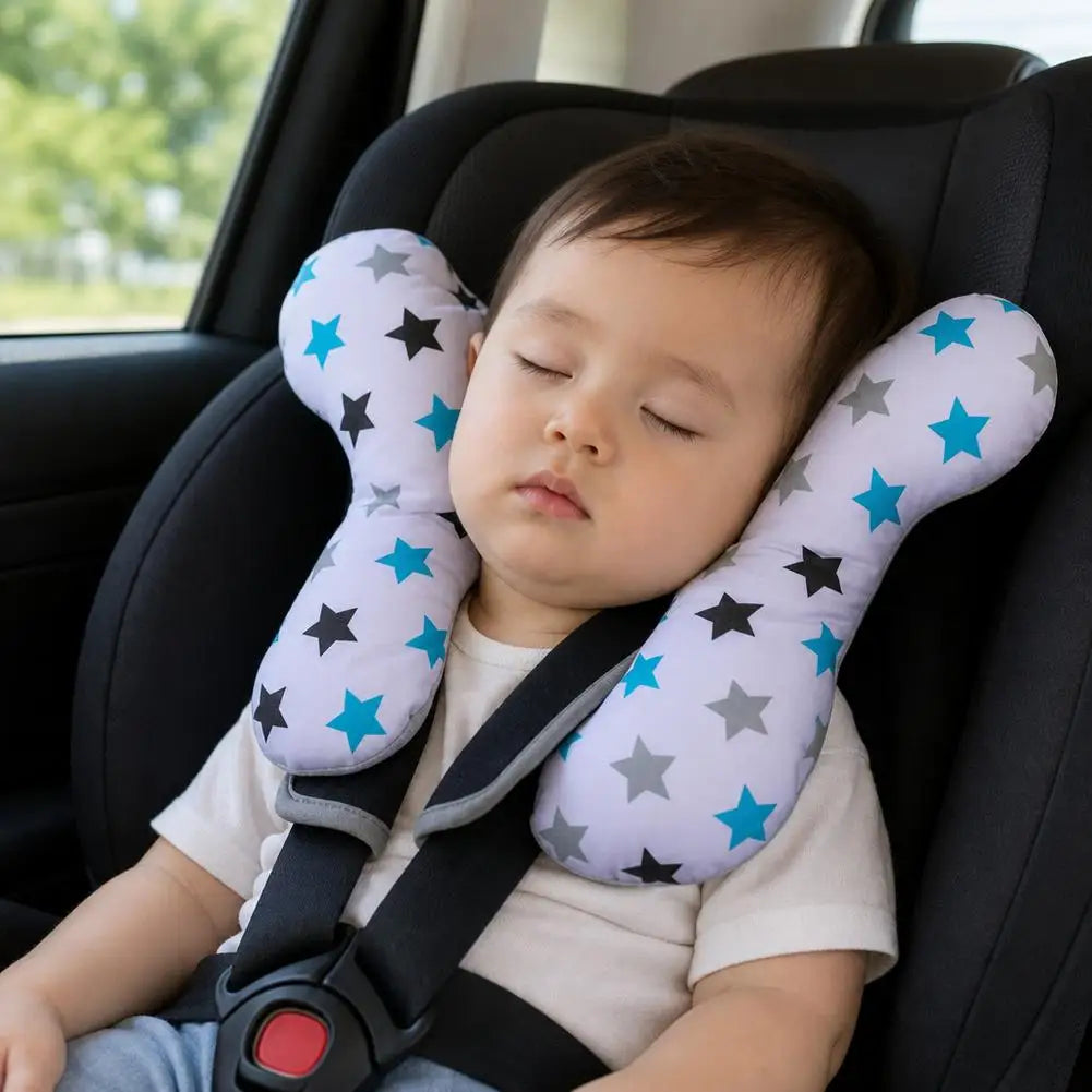 Baby Pillow Protective Travel Car Seat Head Neck Support Pillows Children U Shape Headrest Toddler Cushion For Kids