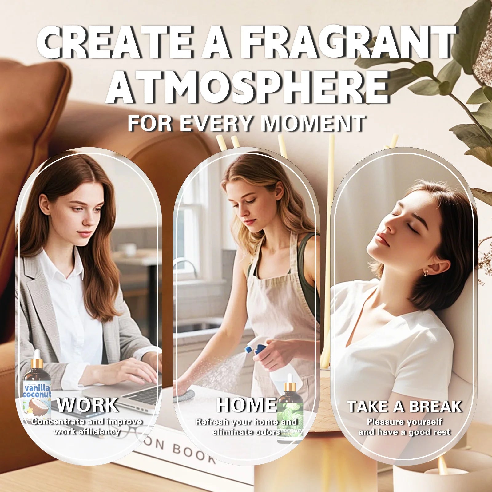 100ml Baby Powder Essential Oil Car Air Freshener Oil For Diffusers, DIY Projects, Warm Scent Candle Making, Gift for Friends