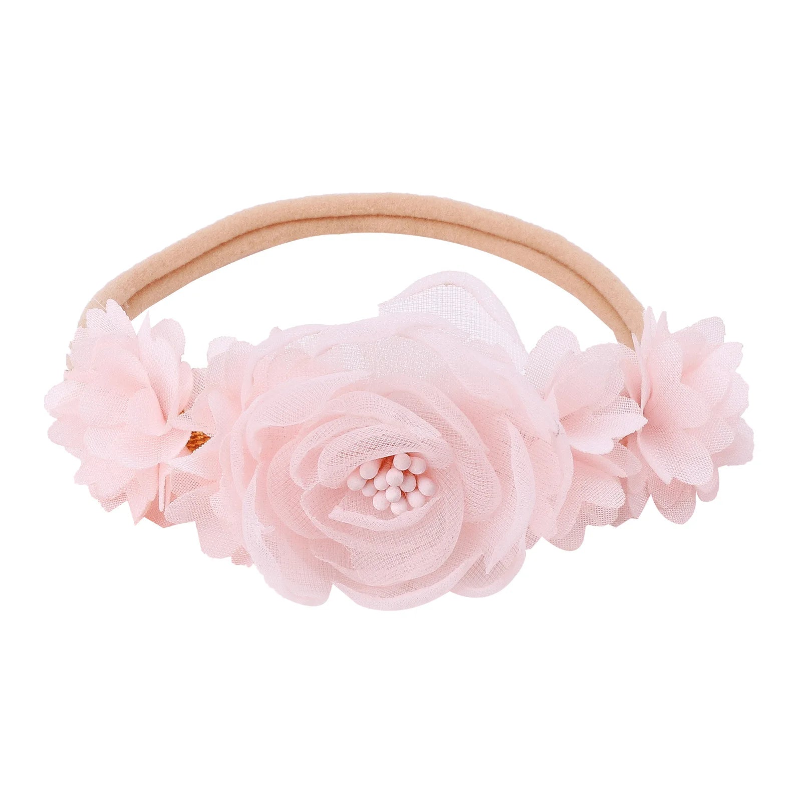 Beautiful Lovely Baby Flower Headbands Newborn Head Band for 0-12 Months Infant Headband Boutique Headwear High Elastic