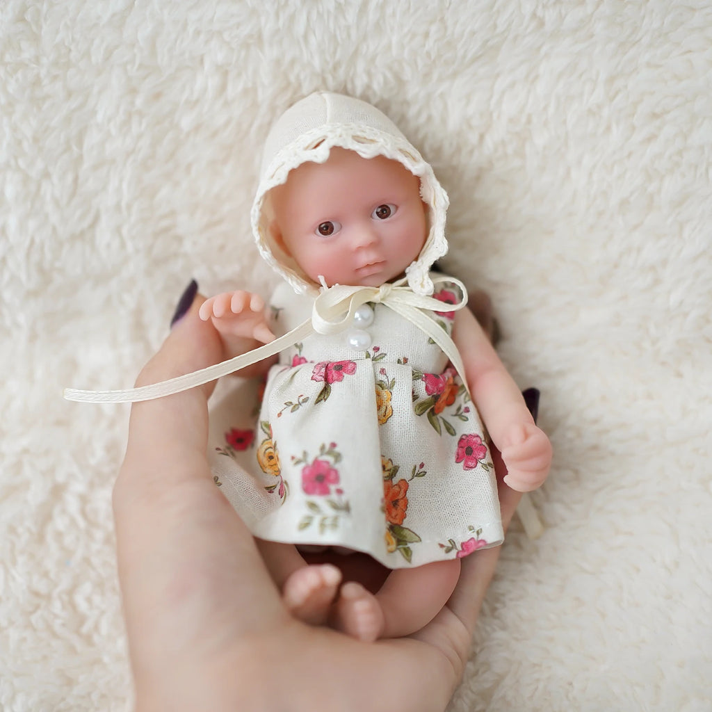 5.5 Inch Reborn Dolls Handmade Painted Dolls With Soft Touch Body Reborn Baby Doll For Children Reborn