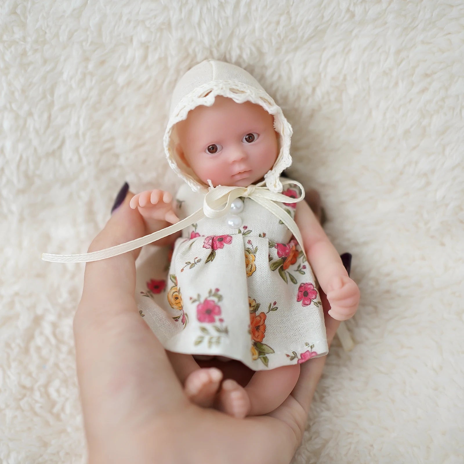 5.5 Inch Reborn Dolls Handmade Painted Dolls With Soft Touch Body Reborn Baby Doll For Children Reborn