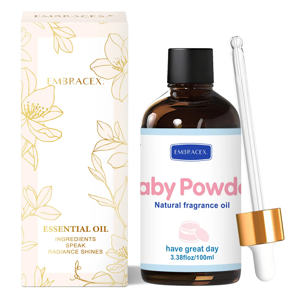 100ml Baby Powder Essential Oil Car Air Freshener Oil For Diffusers, DIY Projects, Warm Scent Candle Making, Gift for Friends