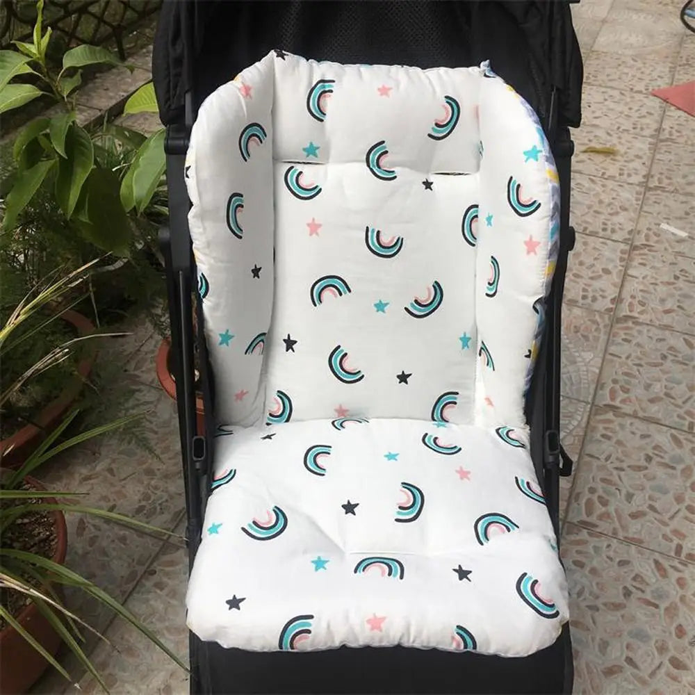 Baby Stroller Mat Seat Mattress Pad Kids Cart Cotton Pad Seat Cushion Pram Liner Breathable Stroller Accessories Unisex