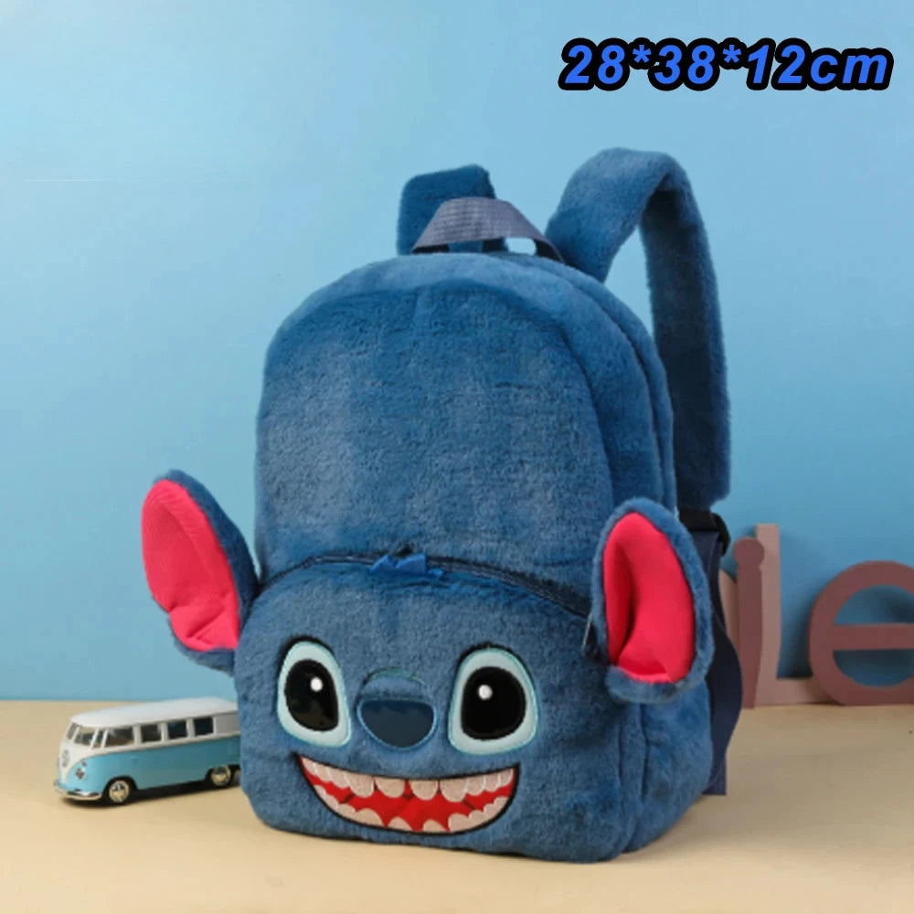 Backpack Plush Disney Stitch Big Capacity For School Days