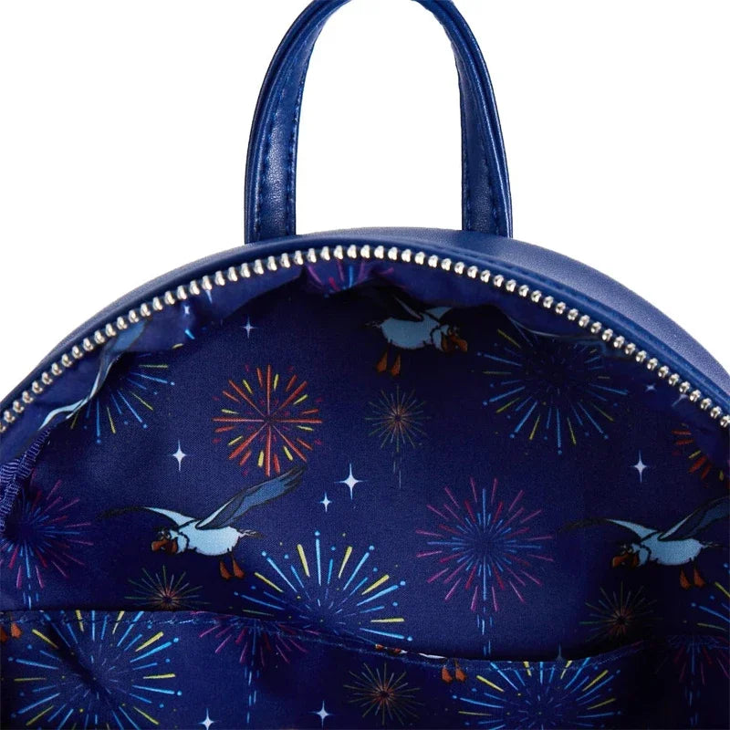New Loungefly Disney Little Mermaid Snow Globe Sequin Mini Backpack