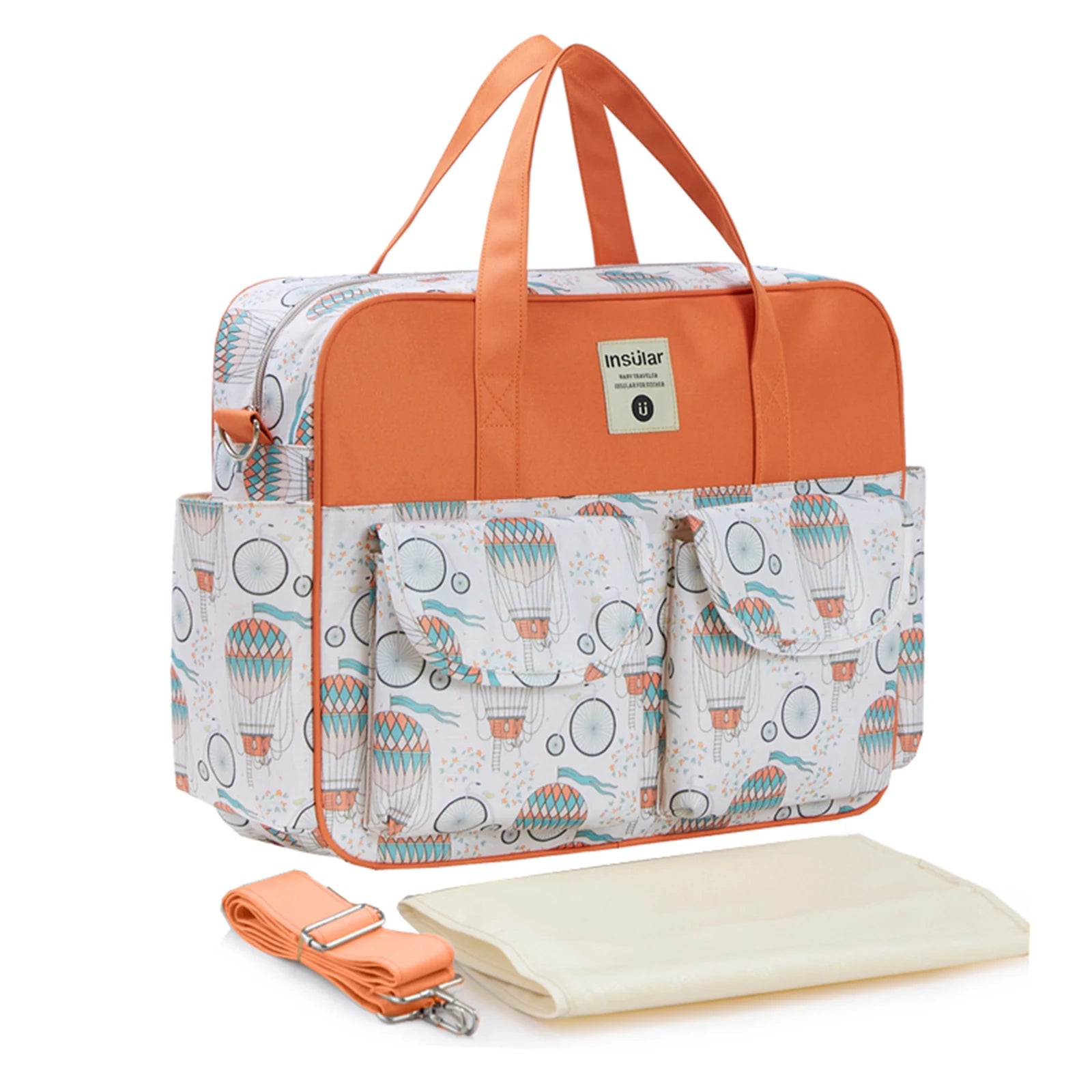 New Style Waterproof Diaper Bag Large Capacity Messenger Travel Bag Multifunctional Maternity Baby Stroller Bag