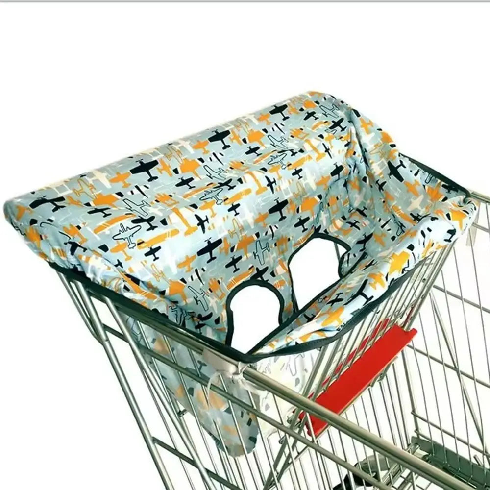 Cartoon Shopping Cart Cover Waterproof Anti-Dirty Kids Seat Cushion Item Baby Seat Pad for Grocery Supermarket Traveling