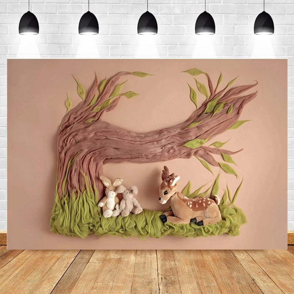 Your Newborn Photo Backdrop Floral Birthday Theme Studio Background For Kids Photo Shoots