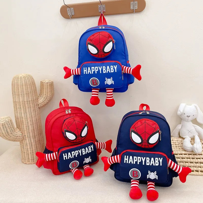 Disney backpack fashion cartoon cute boys and girls backpack lightweight anti-lost kindergarten bag
