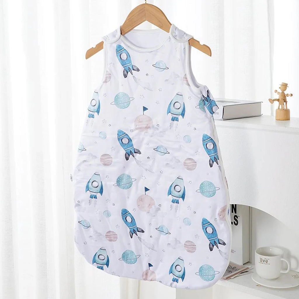 Elinfant Cozy Soft Thick Baby Sleeping Bag For Autumn Winter Sleeveless Design Sleep Sacks