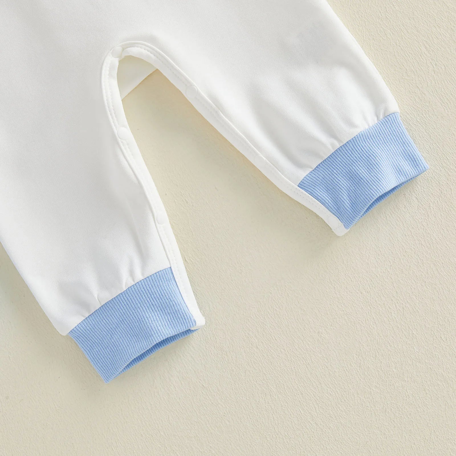 Cute Baby Easter Romper Bunny Letter Embroidered Plaid Long Sleeve Crew Neck Newborn Baby Rabbit Jumpsuit Costume