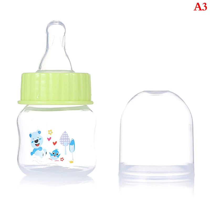 Portable 50Ml Baby Feeding Bottle For Newborns BPA Free Safe Milk And Juice Nipple Easy Clean Design For Busy Parents